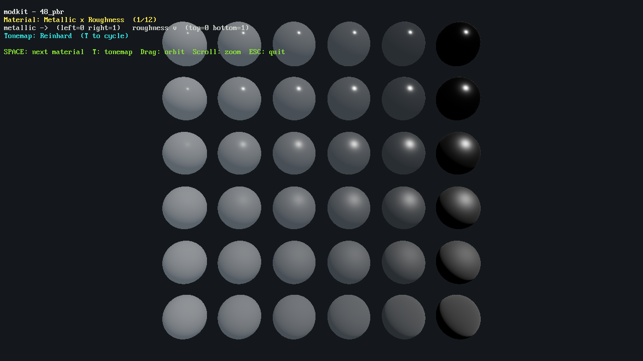 Example 48 - PBR material package (mk_pbr_material).